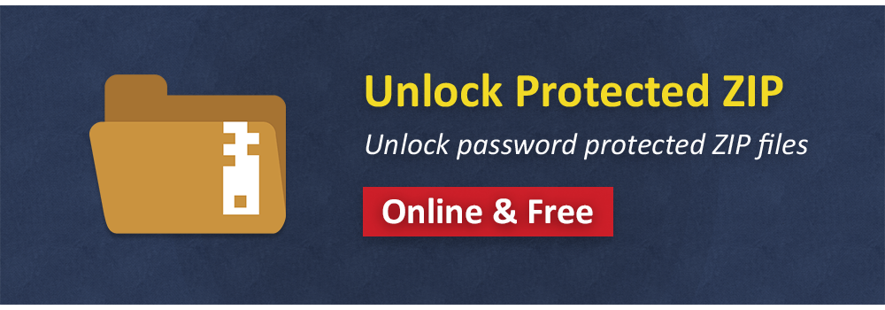 unlock zip file without password online free